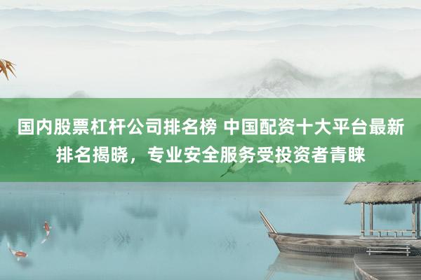 国内股票杠杆公司排名榜 中国配资十大平台最新排名揭晓，专业安全服务受投资者青睐