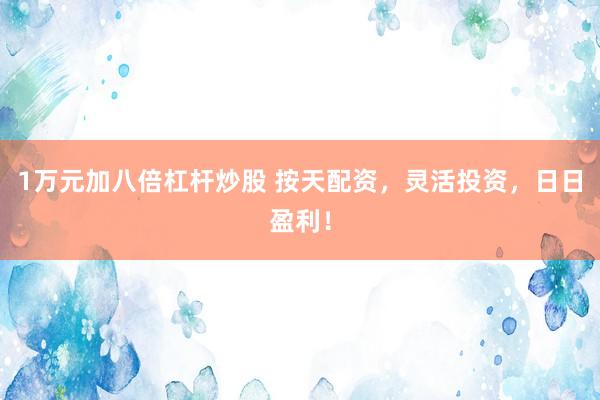 1万元加八倍杠杆炒股 按天配资，灵活投资，日日盈利！
