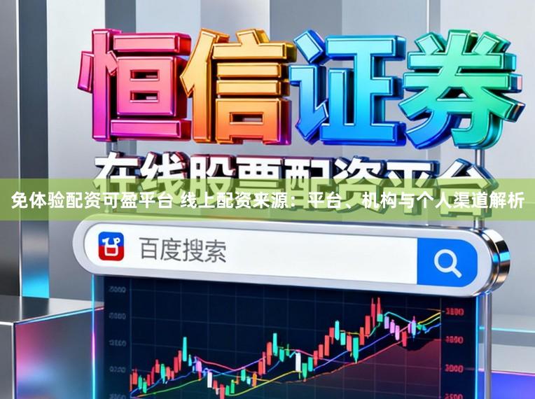 免体验配资可盈平台 线上配资来源：平台、机构与个人渠道解析